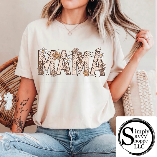 Mama (with flowers)